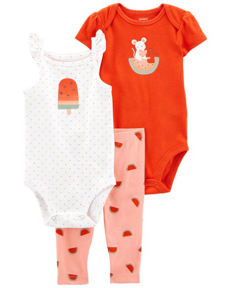 Baby 3-Pack Watermelon Little Character Set