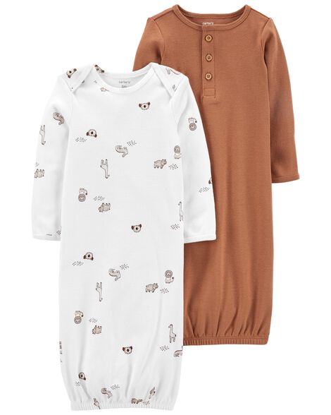 Baby 2-Pack Sleeper Gowns
