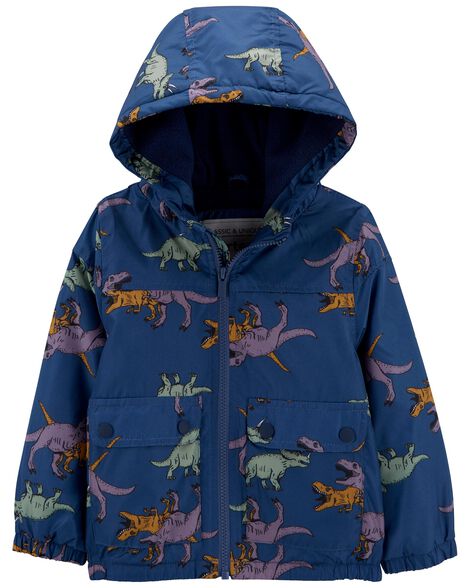 Toddler Dinosaur Fleece-Lined Mid-Weight Jacket