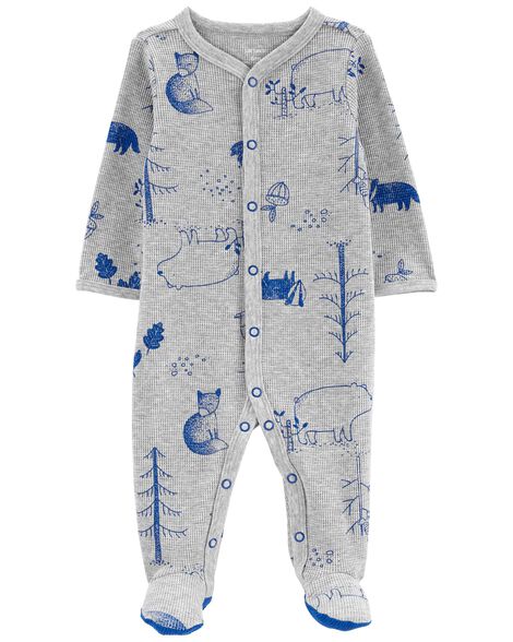 Baby Woodland Snap-Up Thermal Sleep & Play