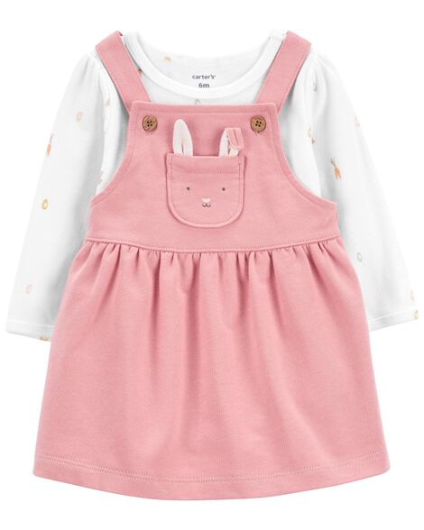 Baby 2-Piece Bunny Bodysuit & Jumper Set