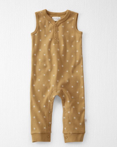 Baby Organic Cotton Rib Jumpsuit