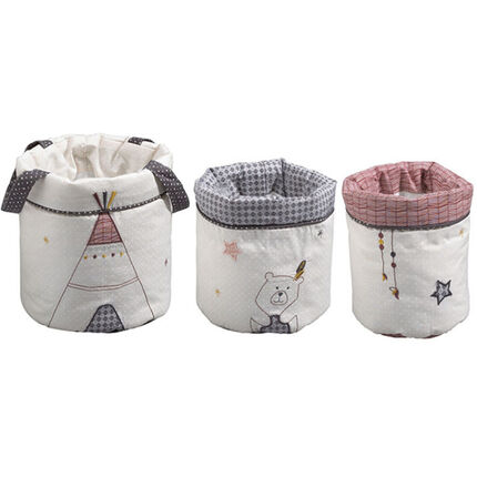 Lot de 3 panières gigognes - Timouki