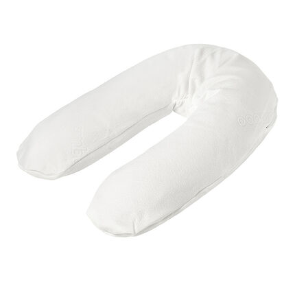 Housse de coussin de maternité en bambou beige