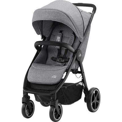 Poussette B-Agile R Elephant - Grey-Black gris