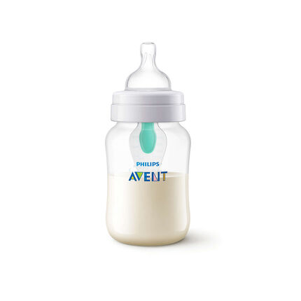 Biberon anti-colique avec valve Airfree 260 ml transparent