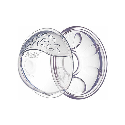 Lot de 6 coquilles d'allaitement Confort transparent