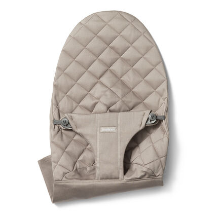 Housse en coton pour transat Bliss - Gris sable beige