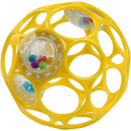 Hochet Oball roulant - Jaune
