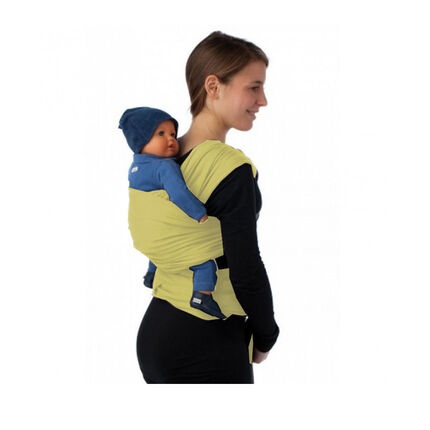 Porte-bébé Tricot slen bio - White pepper sable