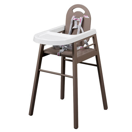 Chaise haute Lili - Taupe marron