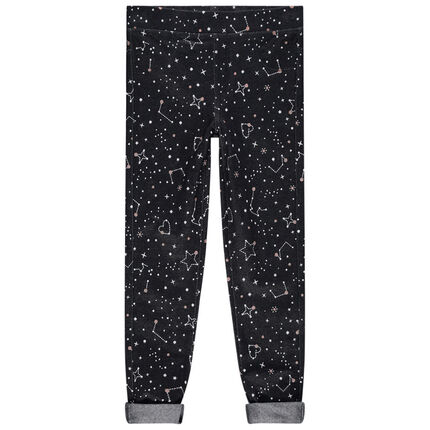 Jegging en milano à étoiles imprimées all-over 3 ans noir
