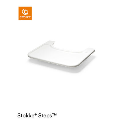 Plateau pour chaise haute Steps – Blanc