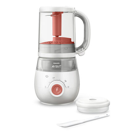 Robot cuiseur-mixeur 4-en-1 - Blanc