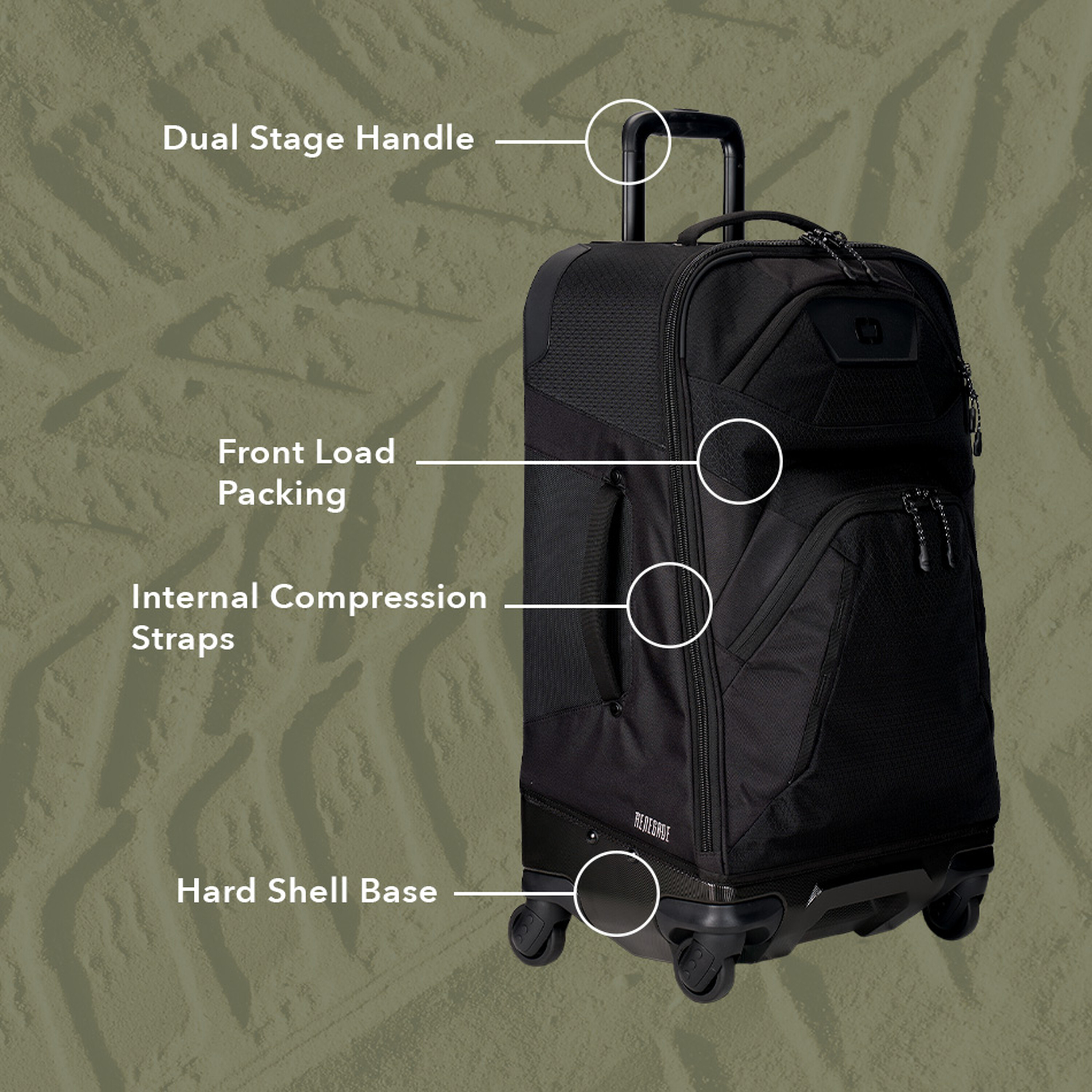 Renegade 26" 4-Wheel Travel Bag
