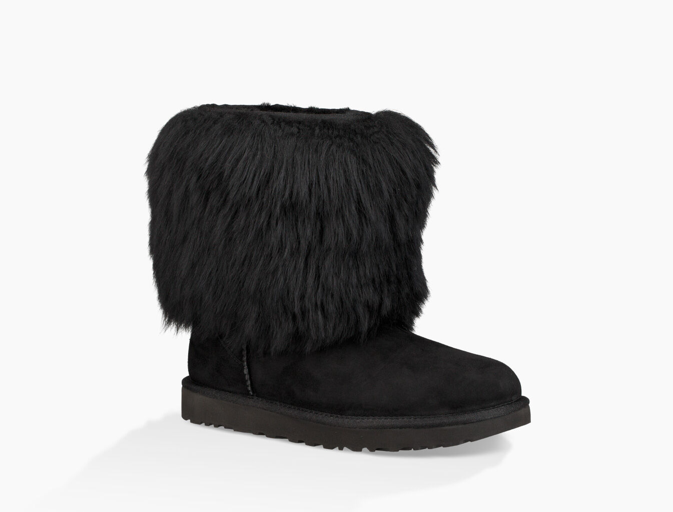 ugg fur cuff boots