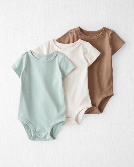 

Baby 3-Pack Organic Cotton Bodysuits