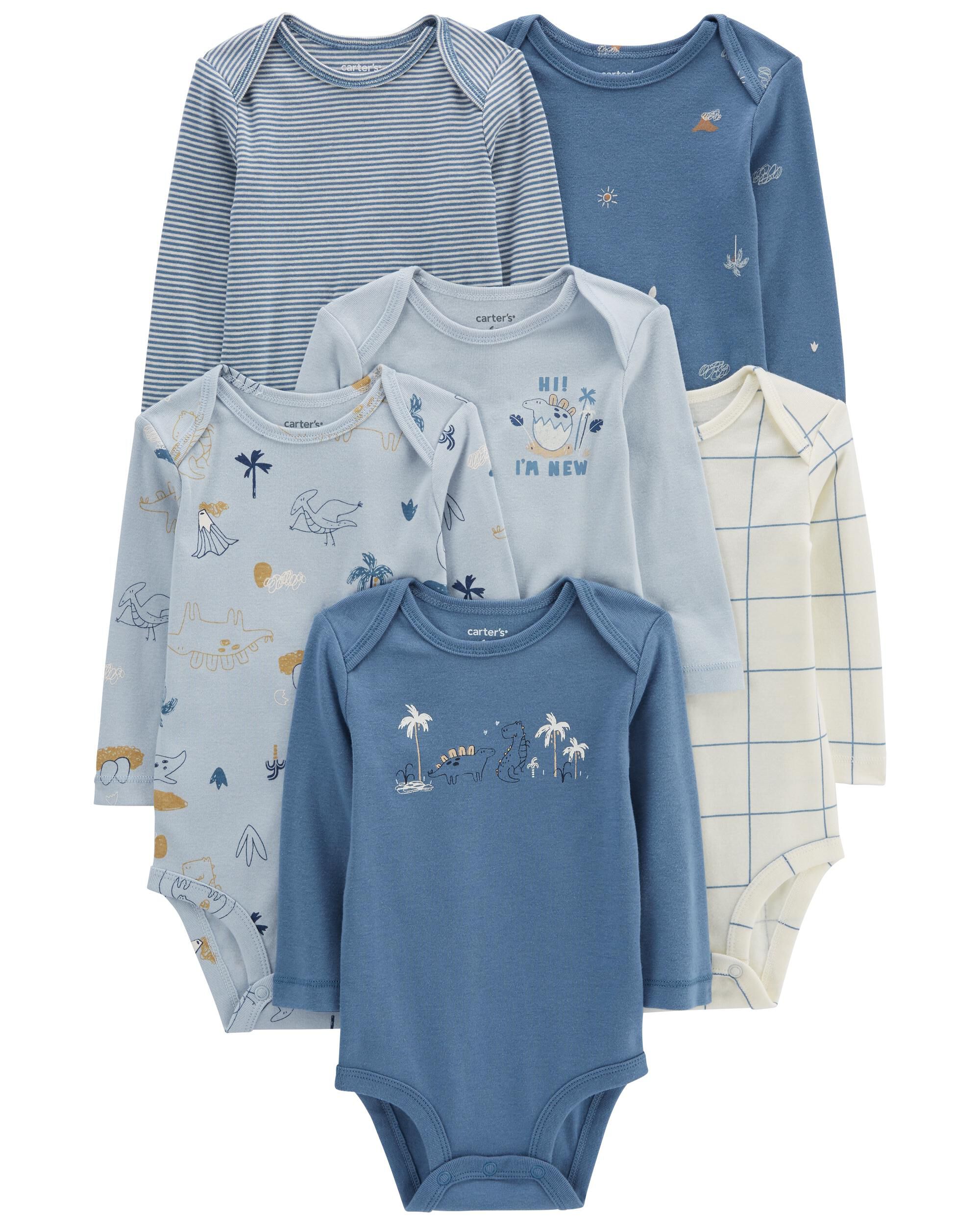 Carter's long sleeve onesies with mitten cuffs cheap