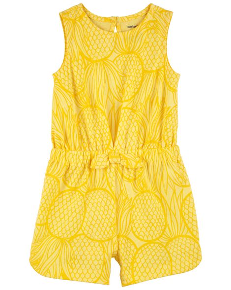 

Baby 1-Piece Pineapple Print Romper
