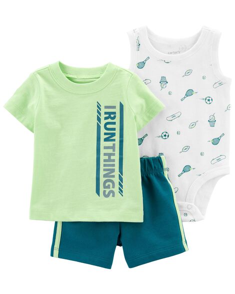 

Baby 3-Piece Little Short Set