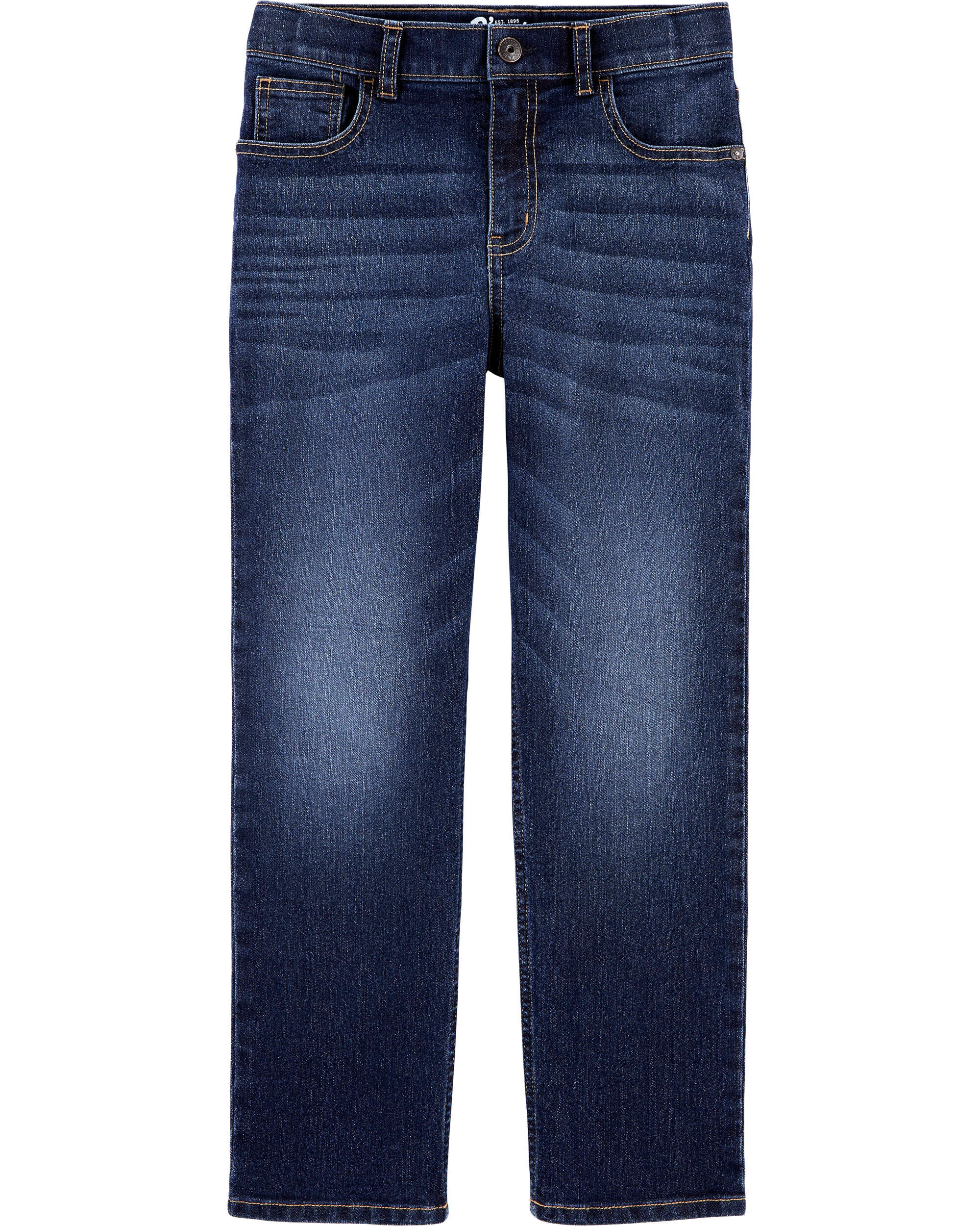 Rail Tie True Blue Kid Dark Wash Husky Fit Classic Jeans oshkosh