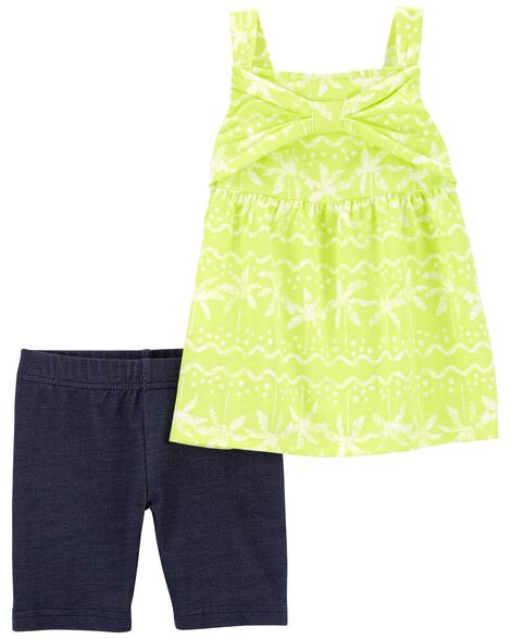 

Toddler 2-Piece Jersey Tank & Bike Short Set