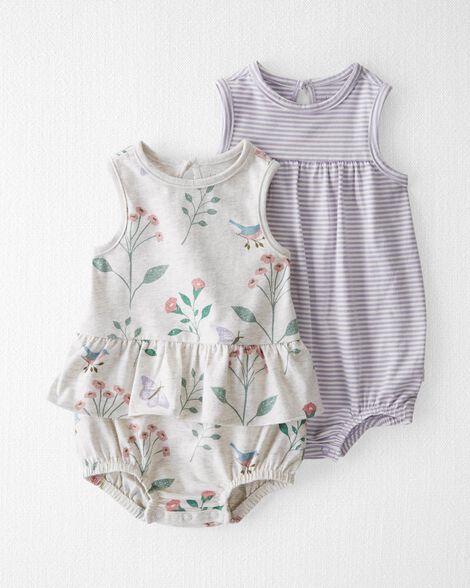 

Baby 2-Pack Organic Cotton Jersey Bubbles