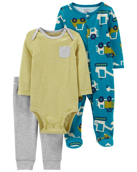 

Baby 3-Piece Transportation Outfit Set