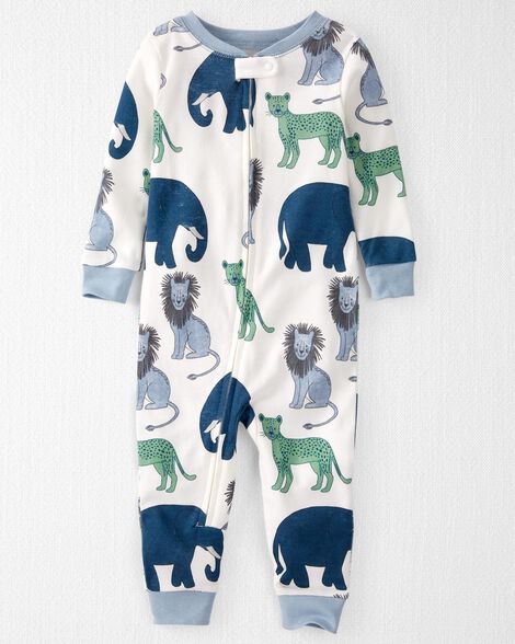 

Toddler Organic Cotton 1-Piece Pajamas