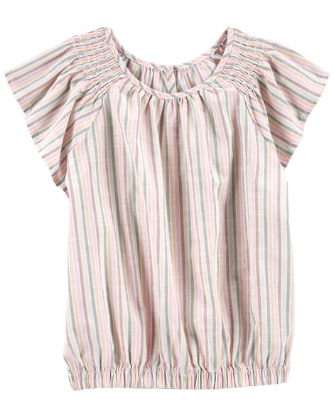 

Kid Striped Poplin Top