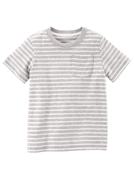 

Toddler Striped Pocket Tee