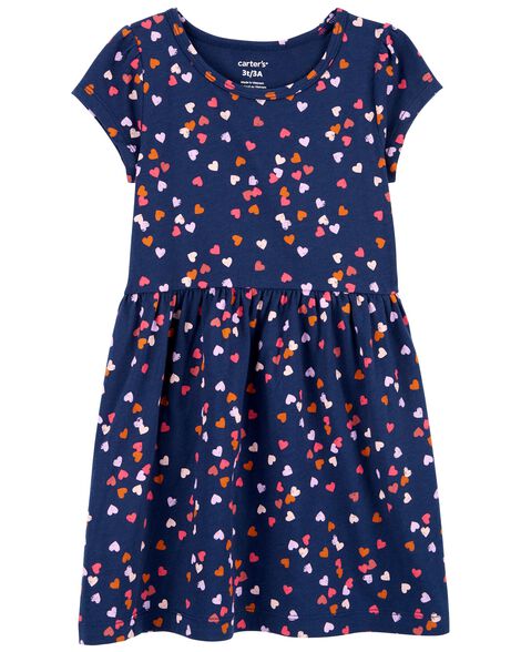 

Toddler Heart Jersey Dress
