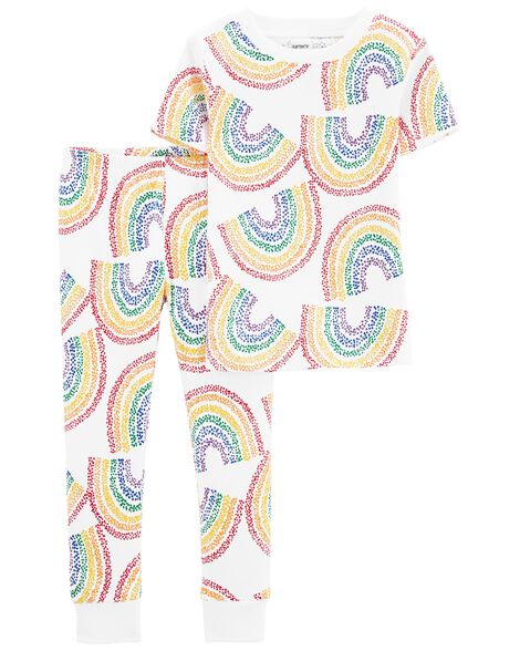 

Baby 2-Piece Rainbow 100% Snug Fit Cotton PJs