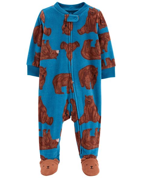 

Baby Bear Zip-Up Fleece Sleep & Play