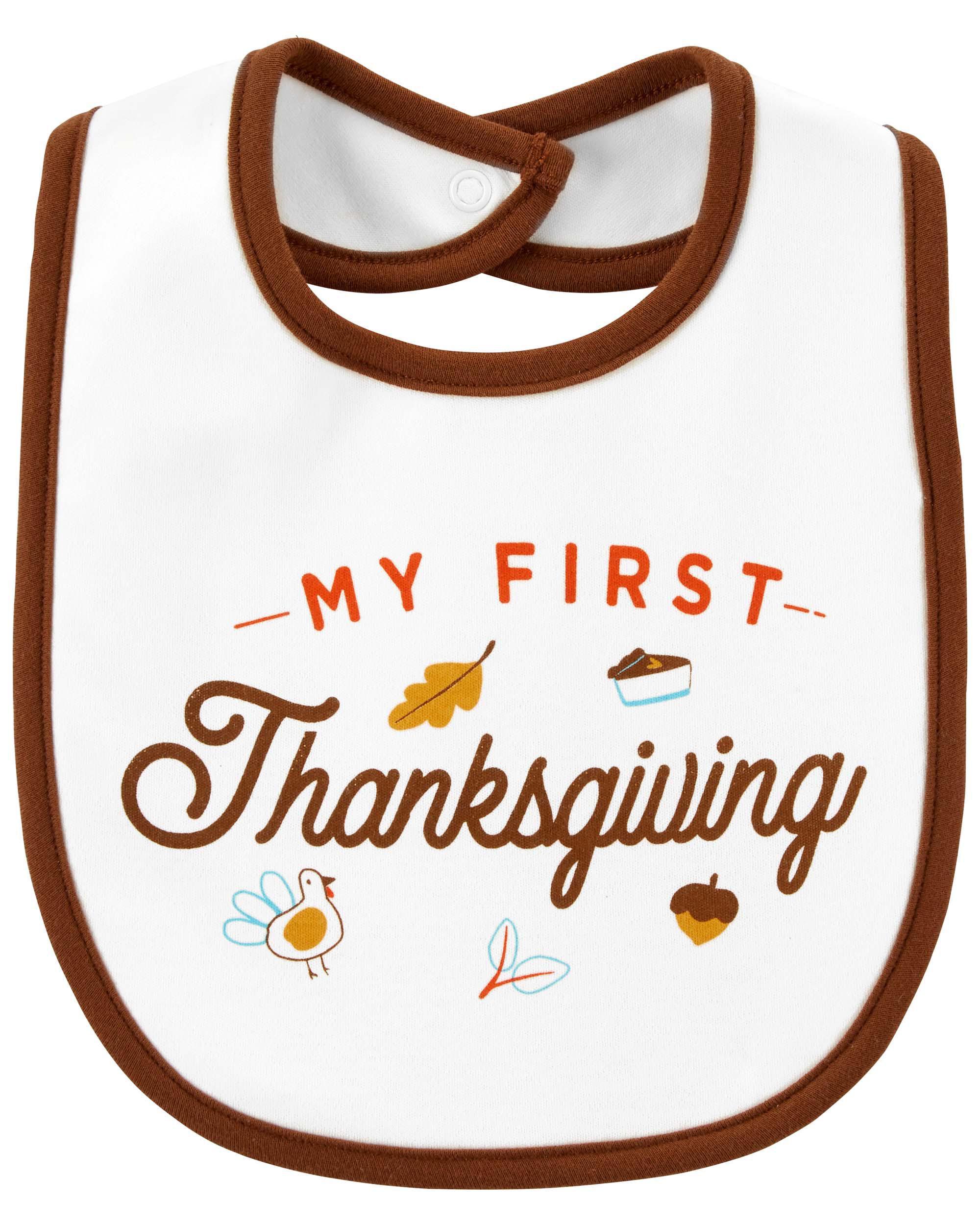 Thanksgiving baby sale bib
