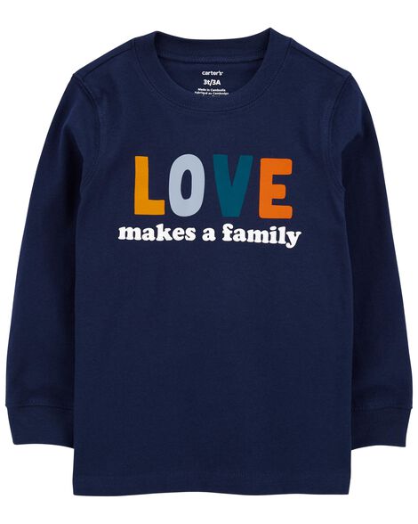 

Toddler Love Makes A Family Jersey Tee