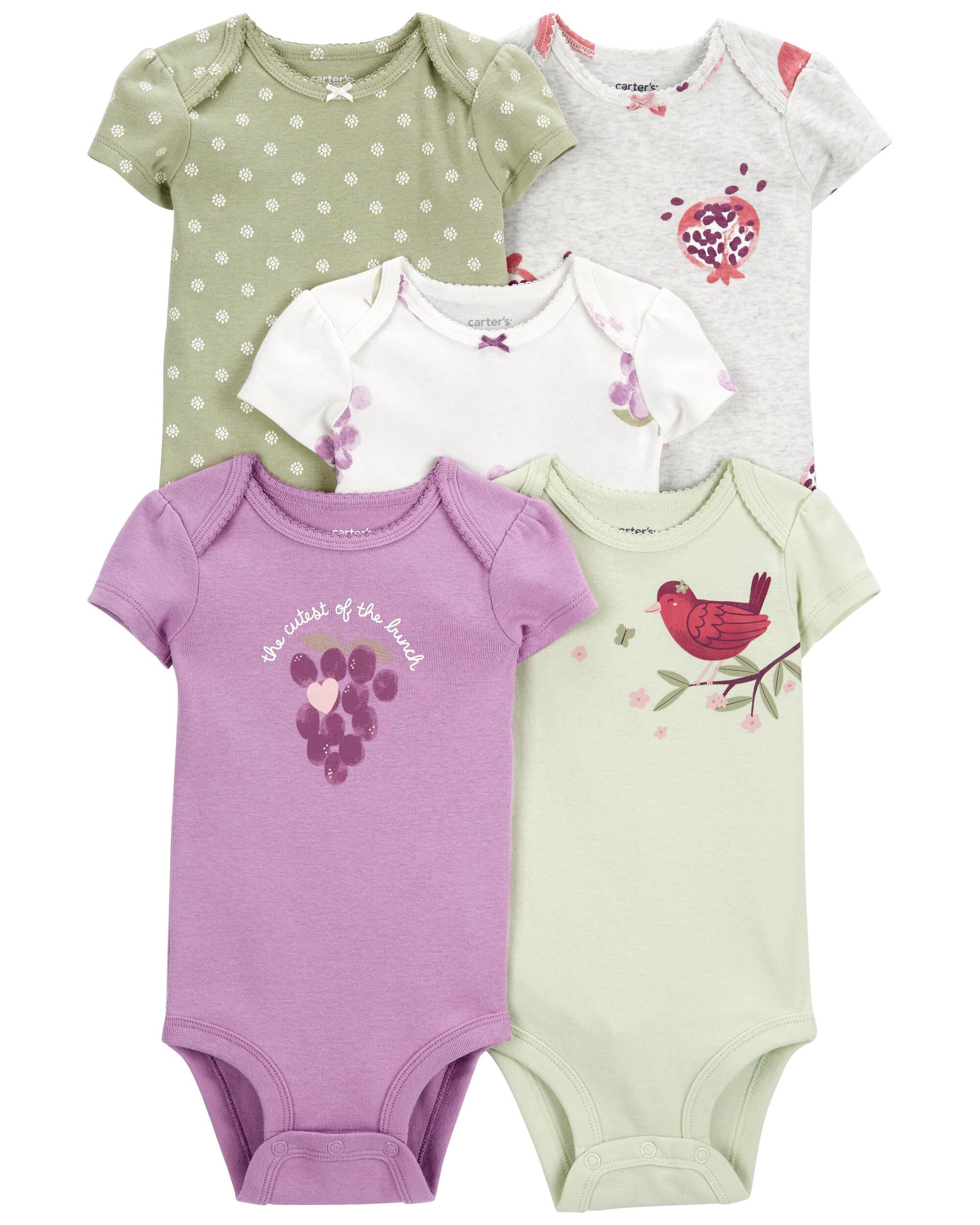 Carters baby girl onesies clearance