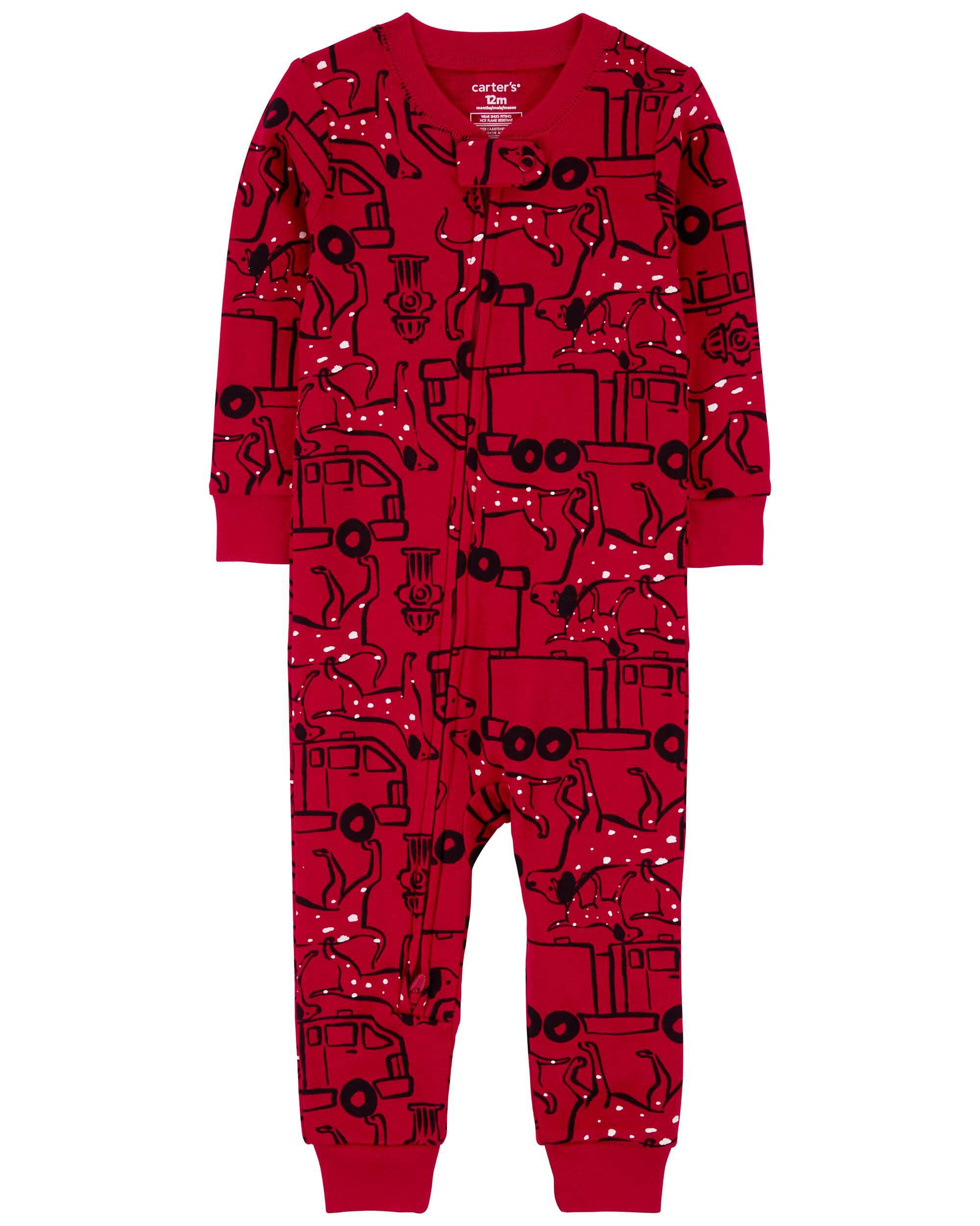Carter's fire hotsell truck pajamas
