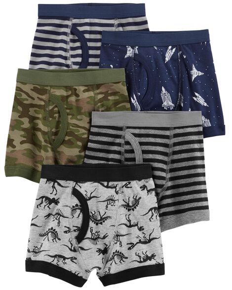 

5-Pack Cotton Boxer Briefs