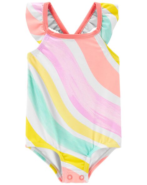 

Baby Striped 1-Piece Swimsuit