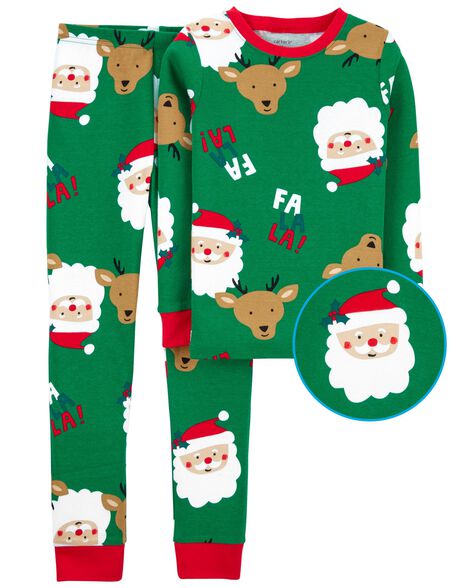 

Kid 2-Piece Christmas 100% Snug Fit Cotton PJs