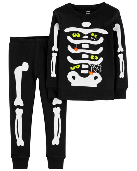 

Toddler 2-Piece Skeleton 100% Snug Fit Cotton PJs