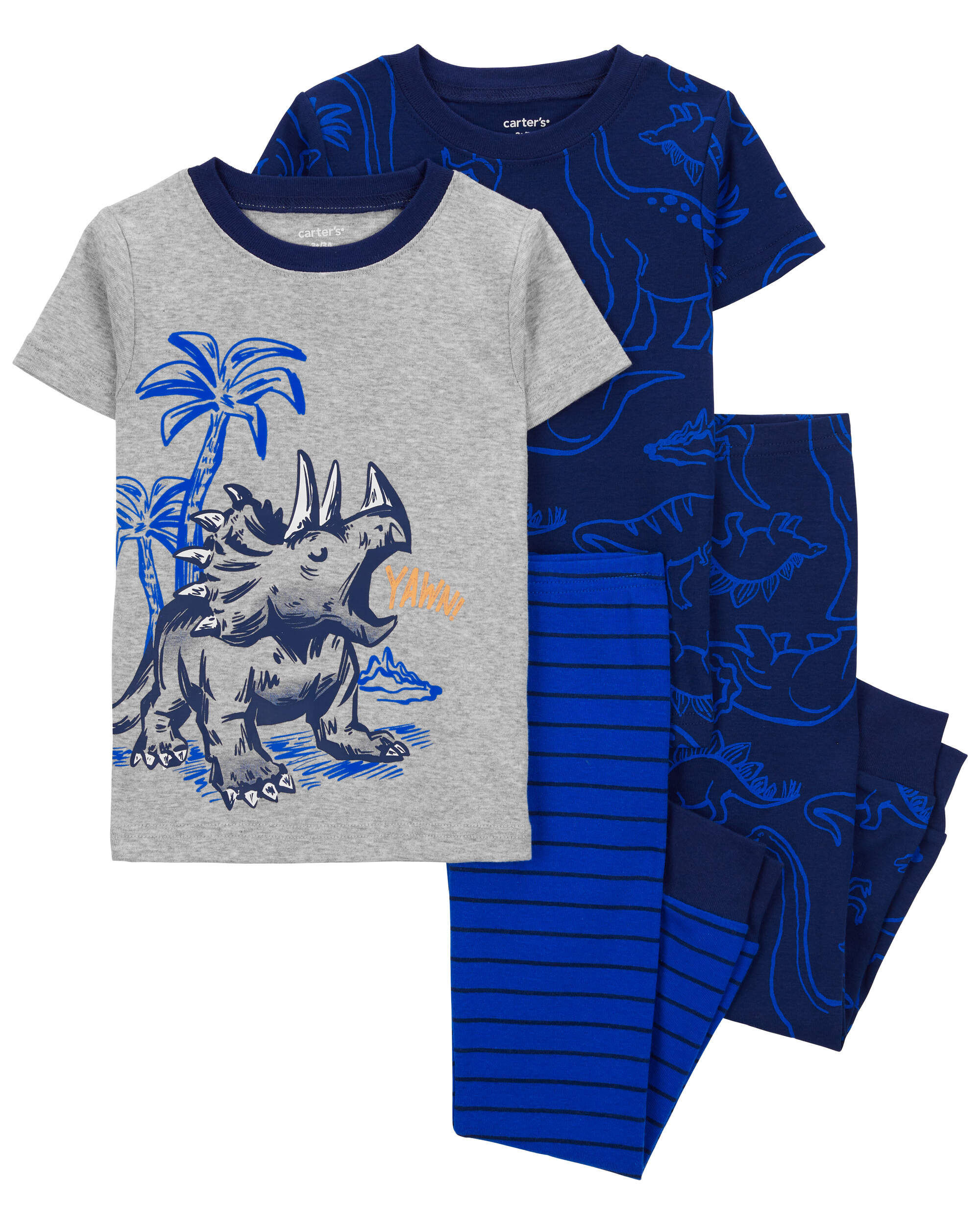Carter's hot sale dinosaur pajamas