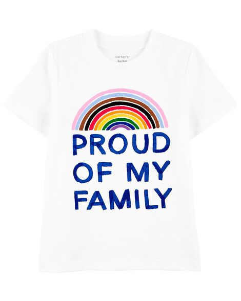 

Toddler Proud Of My Family Pride Jersey Tee