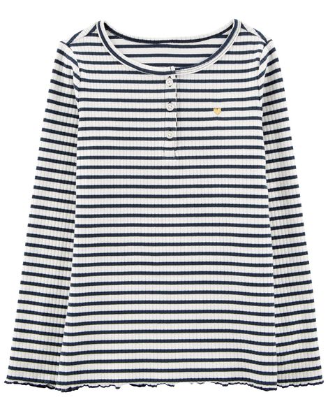 

Kid Striped Ribbed Tee