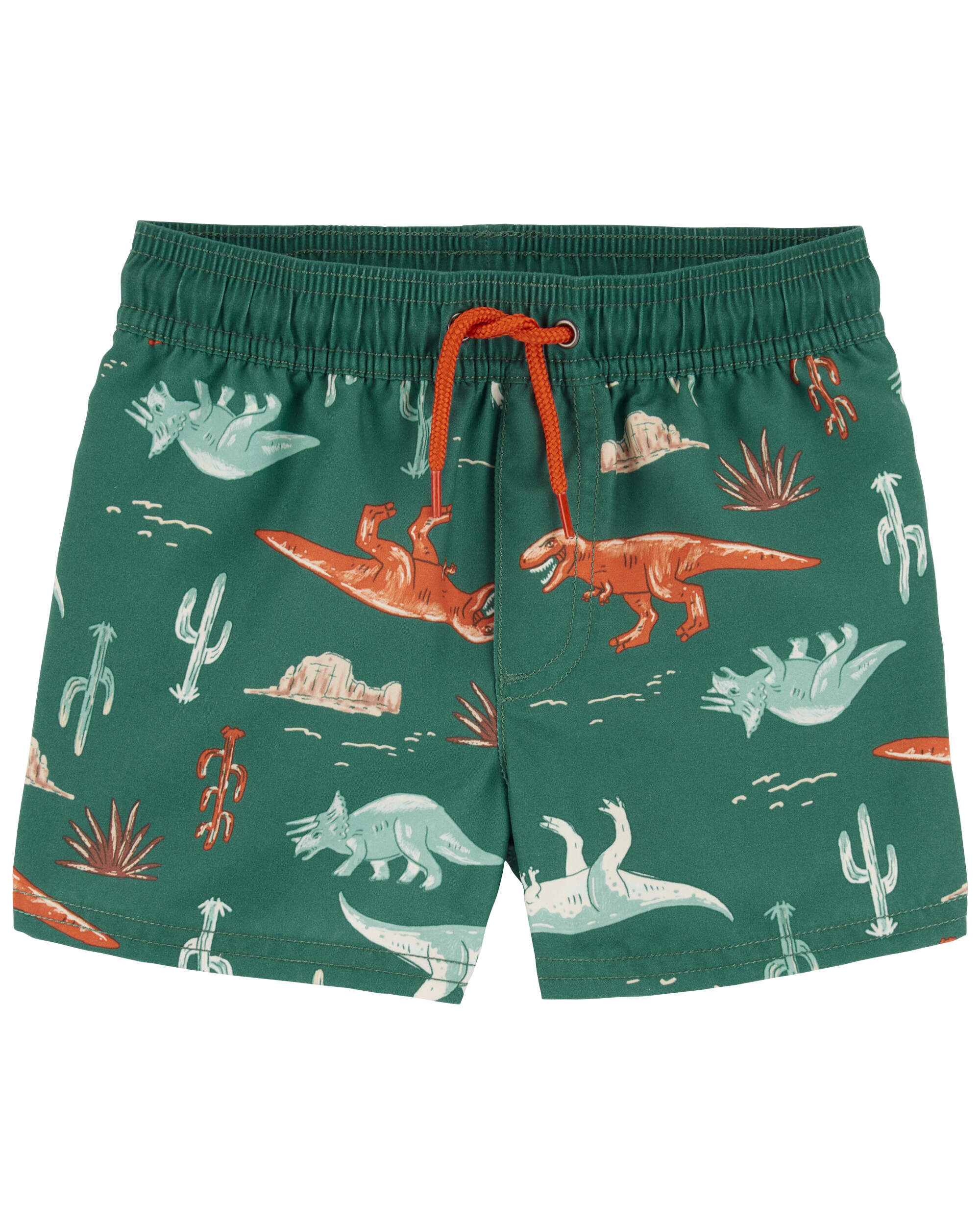 Carter's dinosaur swim trunks clearance