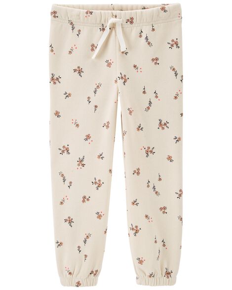 

Baby Floral Pull-On Fleece Joggers