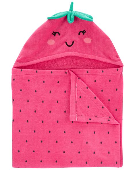 

Toddler Strawberry Hooded Towel