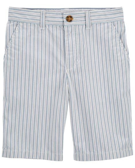 

Kid Striped Flat-Front Shorts