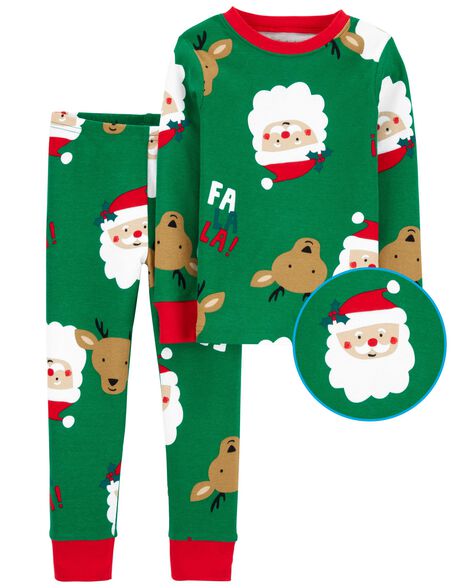 

Baby 2-Piece Santa 100% Snug Fit Cotton PJs
